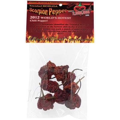Dried Moruga Scorpion Pods