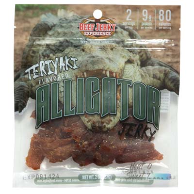 Teriyaki Alligator Jerky